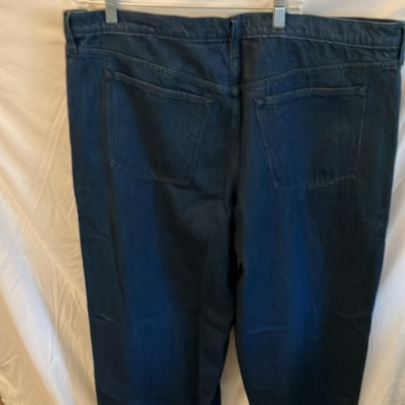 Abercrombie & Fitch: Women’s Mid Rise Wide Leg Jeans- Dark Blue- size 34 (18L) - Picture 7 of 11